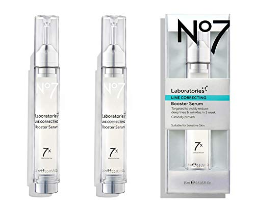 NO#7 Womens Laboratories Line Correcting Booster 0.5 fl.oz Serum 3 Packs