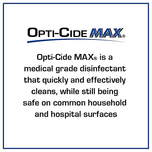 Micro-Scientific-M60035 Opti-Cide Max, Disinfectant Cleaner And Sanitizer, Use On Glass, Metal, Plexiglas, Formica, Powder-Coated Surfaces, And More, 1 Gallon Container #TOP5