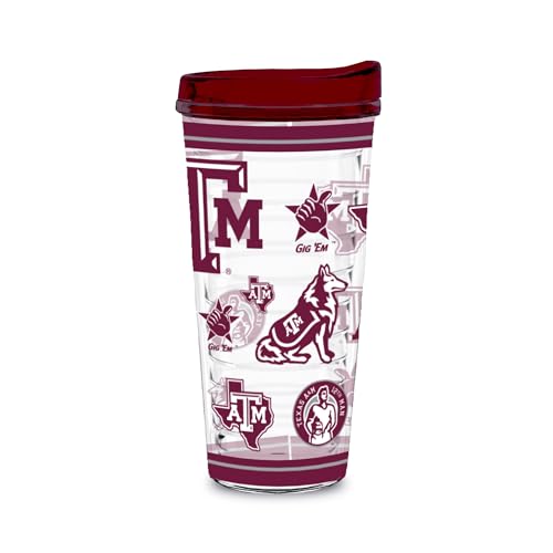 Image of Rico Industries NCAA College Double Wall Mayhem 16oz Or 20oz Tritan Tumbler W Lid