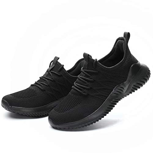 Image of Womens Ladies Walking Running Shoes Slip On Lightweight Casual Tennis Sneakers Clothes Shoes Zapatos de Mujer