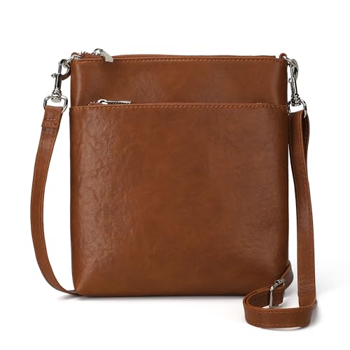 Image of befen Genuine Leather Crossbody Purses for Women Travel Cross Body Bags Lightweight with Adjustable Shoulder Strap