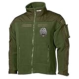 Copytec Combat Fleecejacke Feldjäger MP Military Police GRATIS Namen Bundeswehr #30482, Größe:L, Farbe:Oliv