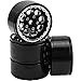 4Pack HIRCQOO Metal 1.9 Wheels 1.9' Beadlock Wheel Rims Hubs 8 Holes Compatible with Traxxas TRX4 Axial SCX10 90046 SCX10-III RC4WD D90 D110 Redcat Gen7 Gen8 1/10 RC Crawler Car