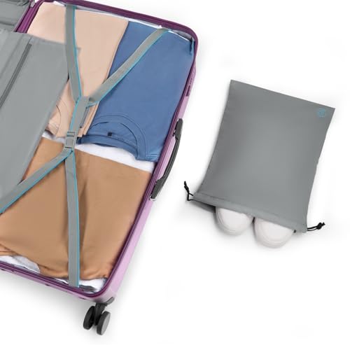 Image of Skybags Polycarbonate Trunk Check-in Trolley Bag, 78cm | Large Double Spinner Hardsided Luggage with Smooth 8-Wheel & TSA Lock | Suitcase for Travel | 5-Year International Warranty (Magenta)
