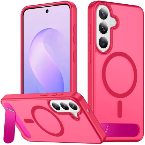 Image of SPIDERCASE Magnetic for Samsung Galaxy S26 FE Case,with Stand,Rose Red