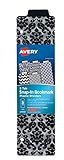Avery Snap-In Plastic Bookmark Dividers, 5 Tabs, 1 Set, Assorted Designs (24930)