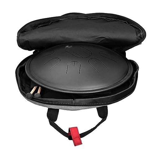 Melody Tongue Drum 14 Inch D Kurd Negro con Funda miniatura 7