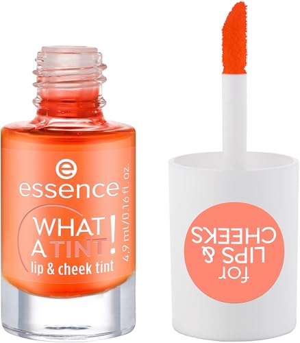 essence WHAT A TINT! lip & cheek tint, longue durée, résultat instantané, naturel (4.9ml)