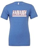 Triblend John Harbaugh New York Logo Shirt T-Shirt XL Blue