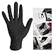 Produktbild Schwarz Einweg-Latexhandschuhe Geschirr/Küche/medizinisch/Arbeit/Gummi/beidhändig Gartenhandschuhe (100 installiert ist) Gartenhandschuhe, Einweghandschuhe, geeignet (Size : XL)