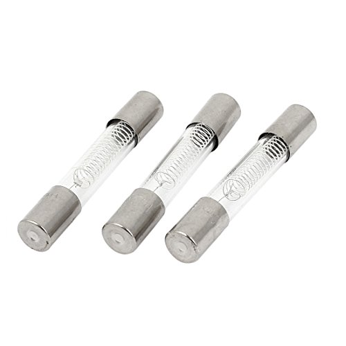 Aexit Microwave Oven Fuse Blocks & Fuse Holders Glass Tube Fuse 0.9A 5kV 6mm x Fuse Holders 40mm 3Pcs