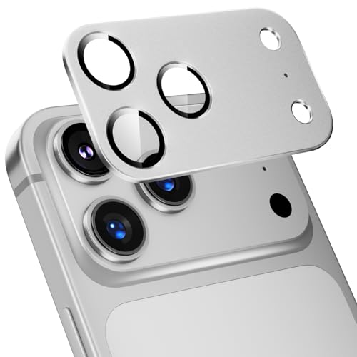 Podick �J�����J�o�[ iPhone 17 Pro Max �p �J�����ی� ��Phone 17 Pro Max �Ή� �����Y�J�o�[ �S�ʕی� 9H�����K���X �A���~���� �ϏՌ� �L�Y�h�~ �����ߗ� ������� �I�o�I�[�o�[�h�~ �h�H �h�o �\��t���ȒP 