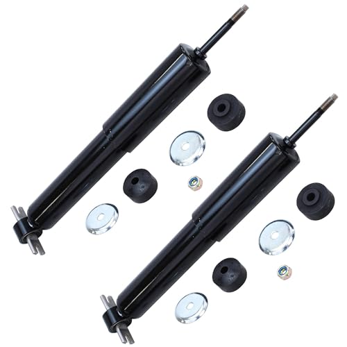 Image of Detroit Axle - 4 Shock Absorbers for 2003-2022 Chevy GMC Express Savana 2500 3500 Front Rear Shock Absorbers 2004 2005 2006 2007 2008 2009 2010 2011 2012 2013 2014 2015 2016 2017 2018 2019 2020 2021