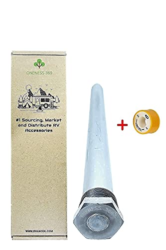 Oneness 369 1 Set Suburban Rv Water Heater Anode Rod Magnesium With Dual Hex Wrench Socket Removal Tool Maintenance Kit #TOP1