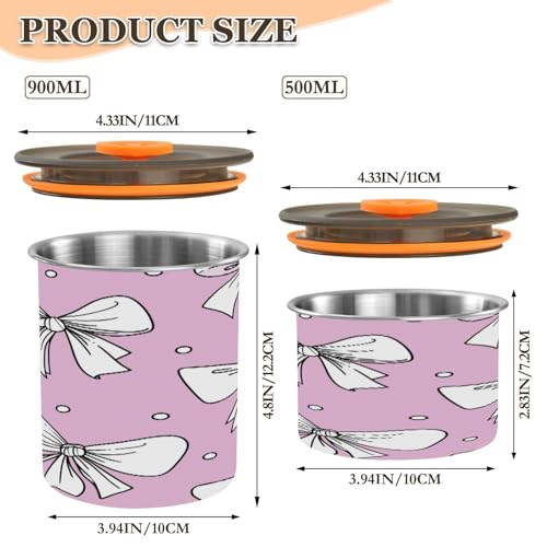 Envase para café ATTX de acero inoxidable 900 ml miniatura 2