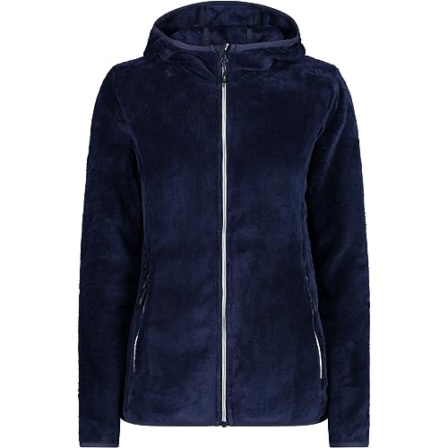Veste femme à capuche fixe CMP contre le vent frais pour randonneuse en taille M