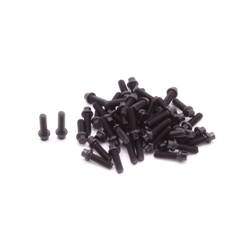 Vanquish Productos Kit de tornillo de rueda negro de escala hexagonal VPS05003 Piezas de opción para coches/camiones eléctricos