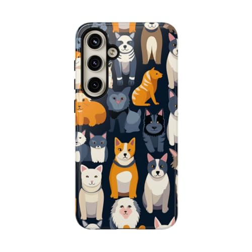Coque rigide brillante Samsung S24 Plus aux couleurs attrayantes