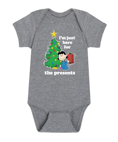 HYBRID APPAREL - Peanuts - Christmas - Lucy, Just Here For The Presents - Infant Baby One Piece