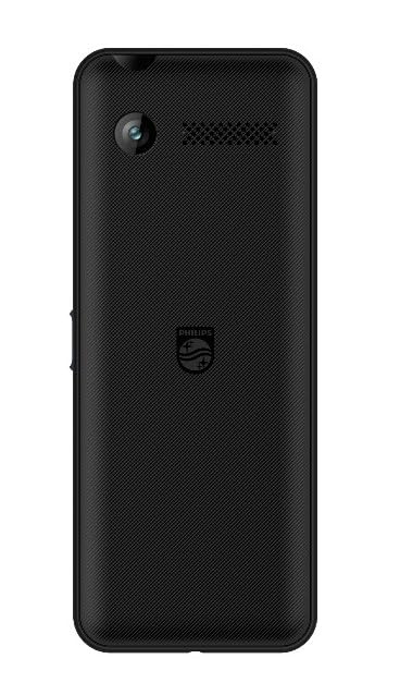Image of Philips All-New E2221 Sleek & Stylish |Keypad Mobile with 2.4 inch Screen|2500 MAH Battery | 2030mm Speaker| Wireless FM | Bright Torch| Digital Camera|Black