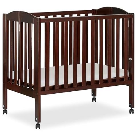 Dream On Me 2 in 1 Portable Folding Stationary Side Crib Cover