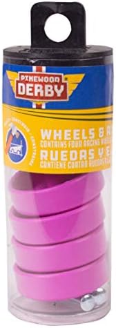 Official Pinewood Derby Wheels and Axles (Purple)