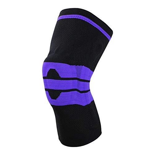 Gifftiy Kneepads 1Pcs Fitness Running Knee Support Protect Gym Sport Braces Kneepad Elastic Nylon Silicon Padded Compression Knee Pad R_L
