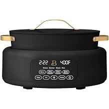 Electric Multi-Cooker, 10 in 1 6 Quarts, Black Sesame,Drew Barrymore