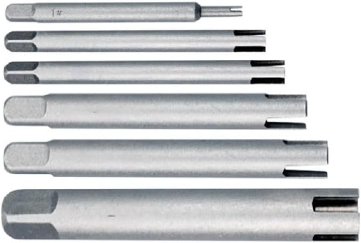 -M12 Damaged Screw Tap Extractor Break-Off Manual Tool Set (6 Pieces)