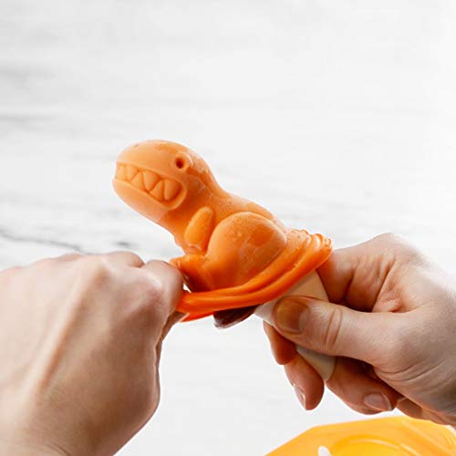 Image of Tovolo, Freezer Pop Molds Dinos Set 4, 1 Count