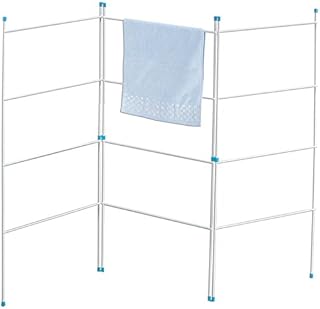 Home Vida Indoor and Outdoor Folding Clothes Airer, Plastic, White
