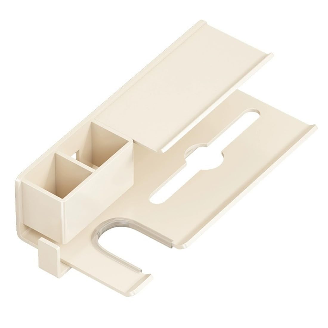 Aundhegrtt Bathroom Storage Rack Wall-Mounted Removable and Washable Cream Style Hair Dryer Storage Rack Without Punching