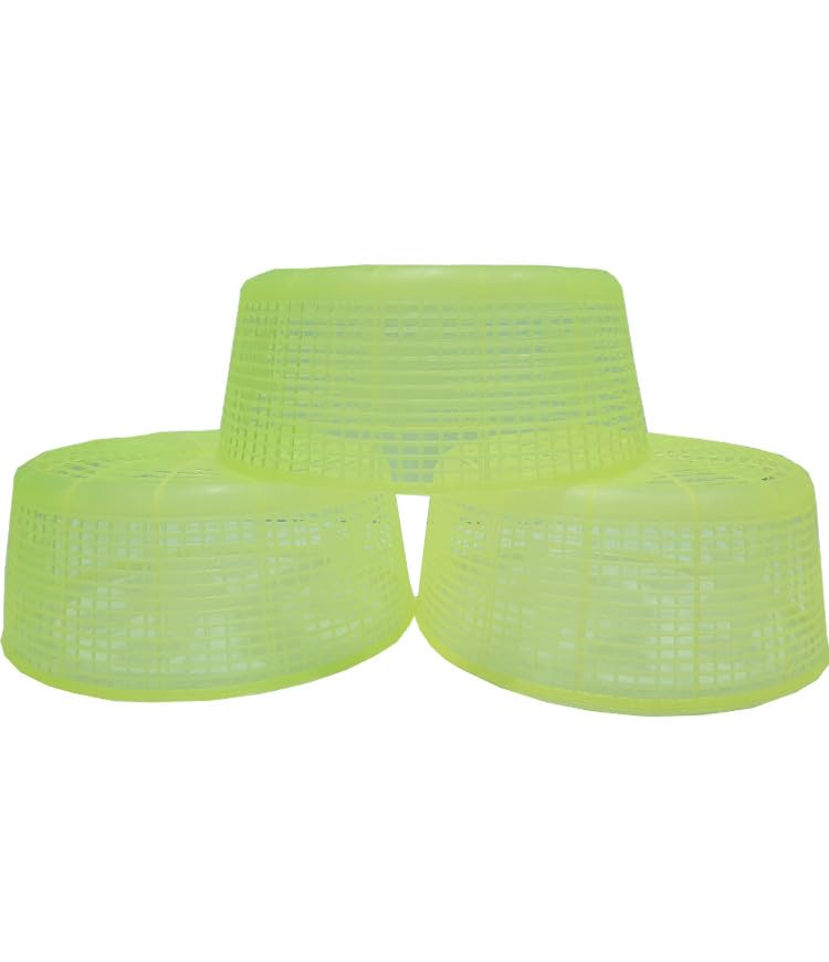 MASJID Plastic Prayer Cap Green (Set of 12 Pieces)-picture-33