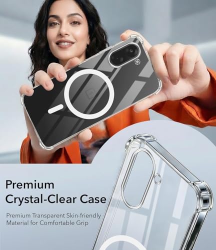 Image of Jkobi Shockproof Crystal-Clear Back Cover for Oneplus Nord CE 5 (Magsafe Wireless Support | Drop & Camera Protection | Hard Polycarbonate)