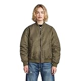 Ajuste cómodo G-STAR 8721136008785 Chaqueta Bomber Pdd JKT Wmn para mujer, color marrón (Turf D26973-C143-273), L, Marrón (césped D26973-C143-273), L