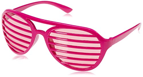 Lunettes à fente en plastique rose amscan 250131 pour déguisement et fête