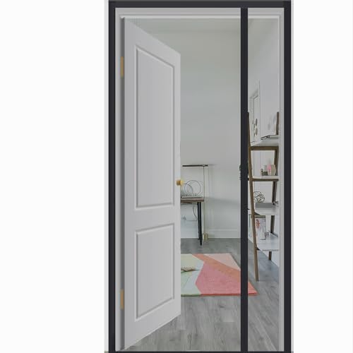 Moustiquaires magnétiques en maille anti moustique pour porte