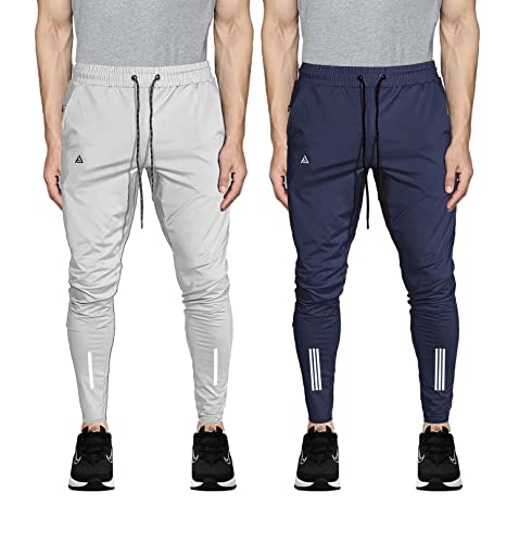 Image of AVOLT Men Slim Fit Lycra Blend Track Pants