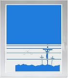 INDIGOS UG Película de privacidad película de la Ventana película decoración de Vidrio con Opaca - w228 Bailar, 80-1000 mm Largo - 500 mm Alto Tira