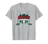Minnesota Wild Hockey Sticks Gray Officially Licensed T-Shirt, Men, Heather Grey, Large