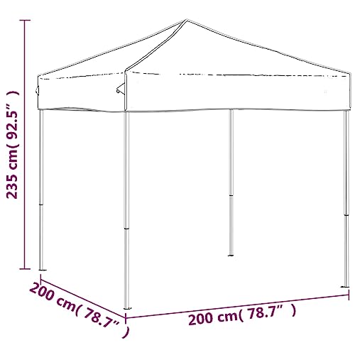 Tente pliante 2x2 m imperméable et cabine d'intimité pour douche de camping