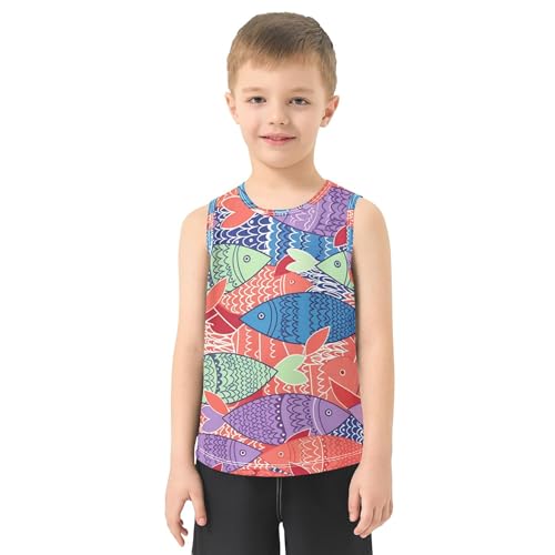 Baby Boys Tank Tops Quick Dry Kids Boy Sleeveless Vest Sports Outdoor Breathable Outfit2