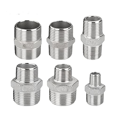 Mamelon hexagonal union bsp mâle en acier inoxydable 304 durable et résistant