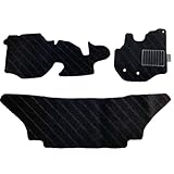 ハイエース 200系 フロアマット 3Pセット 標準ボディ 1型/2型/3型前期/3型後期/4型 助手席 運転席 後部座席