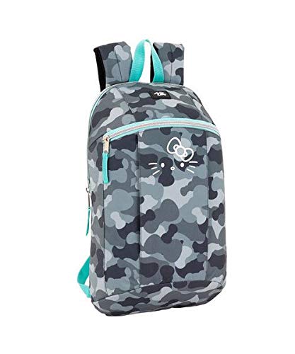 Hello Kitty Camo Mochila Tipo Casual  Senderismo