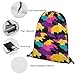 Lbacwy Fashion Camo Pattern Drawstring Backpack String Bag Sports Sackpack for Women Men Gym Yoga Travel