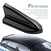 Bawkars 10 PCS Diffuser Shark Fin Kit, Self-Adhesive Air Vortex Generator Diffuser, 2 Inch Spoiler Roof Wing Noise Reduction Shark Fin Antenna, Universal Exterior Accessory for Most Cars (Black)