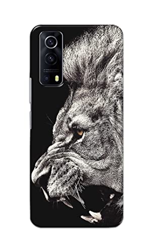 Image of Roaring Lion Hard Back Case Cover for Vivo Y53S / IQOO Z3 Back Cover -(J5) VNS2225