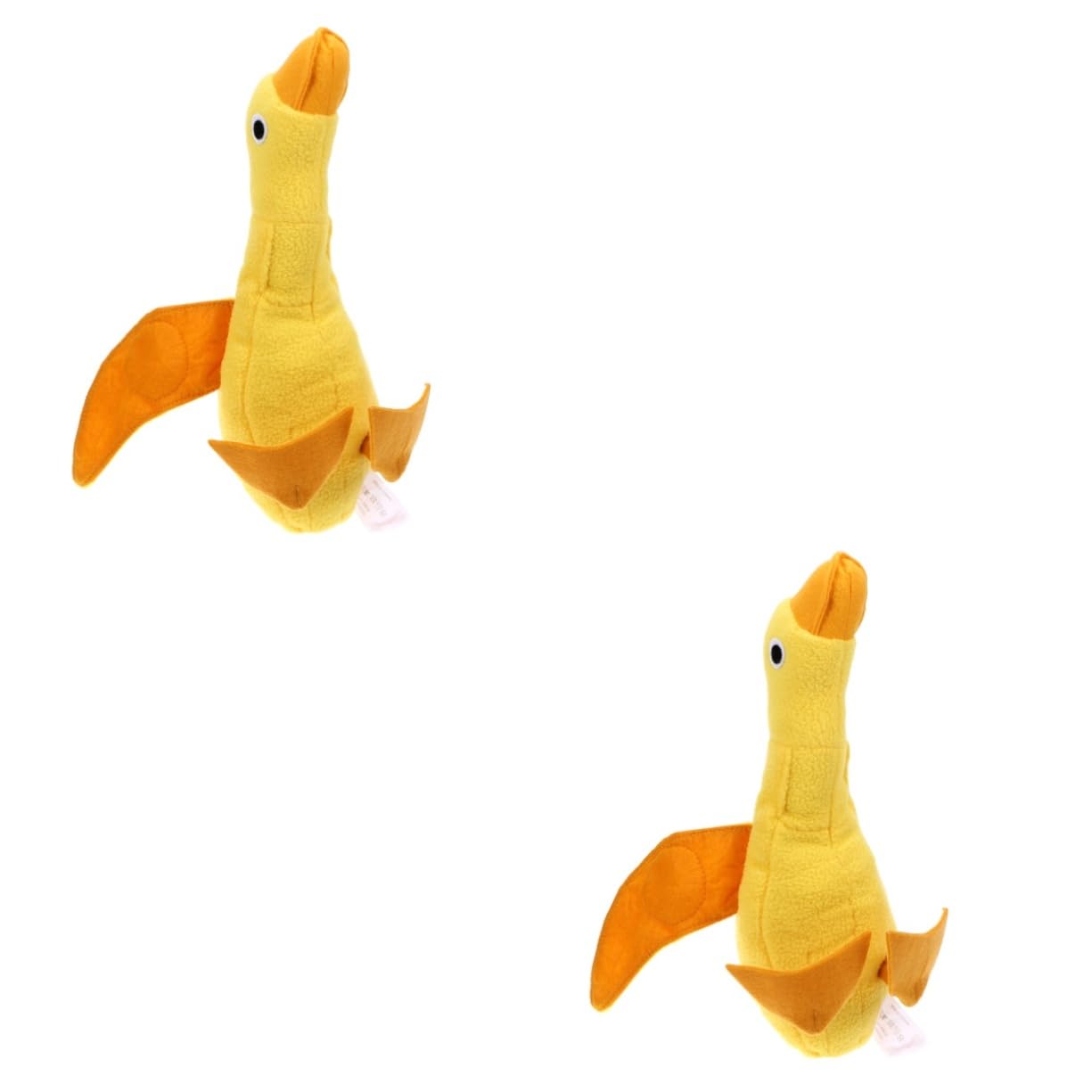 INOOMP 2 Piezas Juguete para Perros Juguetes para Perros Tratar Juguetes dispensadores Peluche Juguete pequeño Suministros Mascotas Juguete dispensador Comida para Perros Pato