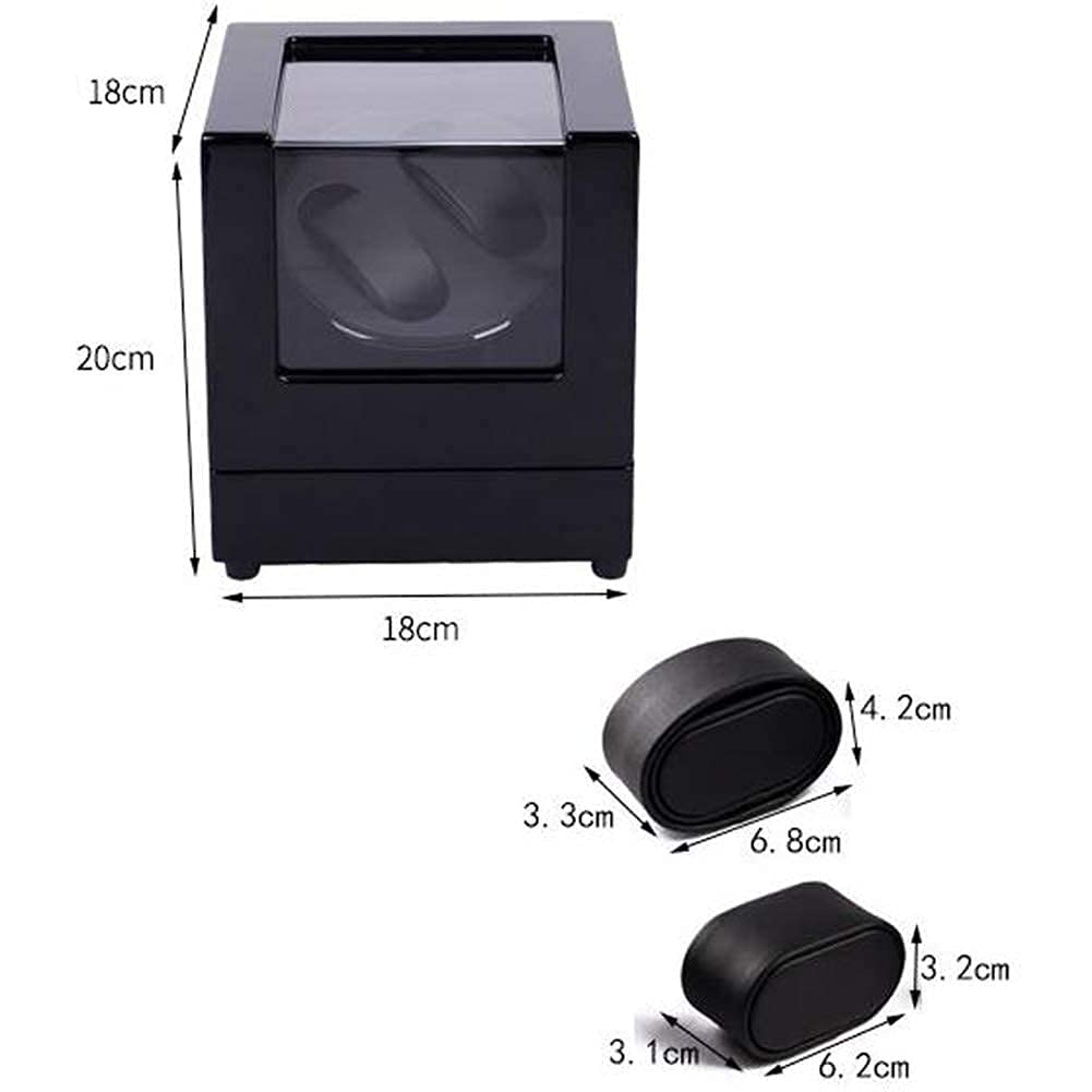 Caricatore Automatico per Orologi - Scatola Porta Orologi a Carica Automatica con 2 Posizioni di scuotimento e Motore Silenzioso
